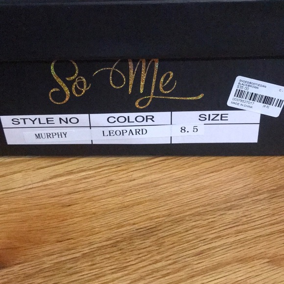 Faux suede leopard ankle booties - Picture 4 of 5